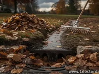 Fall Leaves and Storm Drains: Preventing Yard Flooding