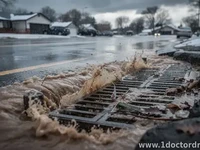 Midwest heavy rain and snowmelt: why drains back up