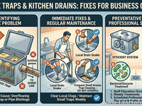 Grease Traps & Kitchen Drains: Fixes for Business Owners