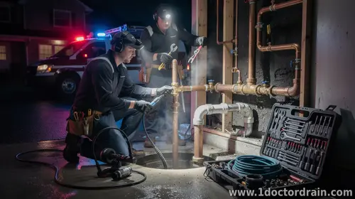 Doctor Drain and Emergency Plumbing Team Up for Complex Jobs