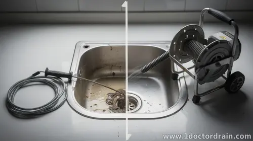 DIY Drain Snakes vs Professional Power Rodding: Where the Line Is