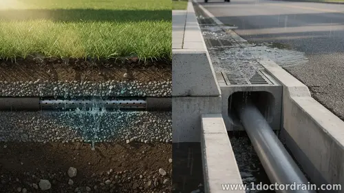 French Drains vs Storm Drains: Key Differences Explained