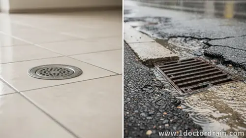 Floor Drains vs Storm Drains: Key Differences