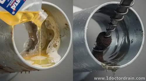 Chemical Drain Cleaners vs Professional Rodding: What Works