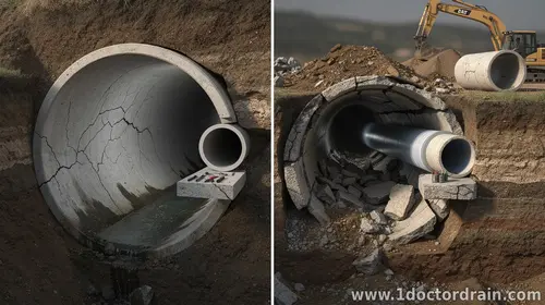 Cracked vs. Collapsed Sewer Line: Differences & Fixes