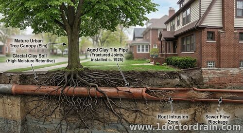 Why North Shore Chicago Homes Face Root Intrusion
