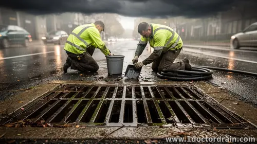Storm Drain Maintenance Before Heavy Spring Rains