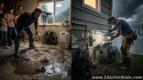 Basement Floor Drain Backups During Storms: What to Do