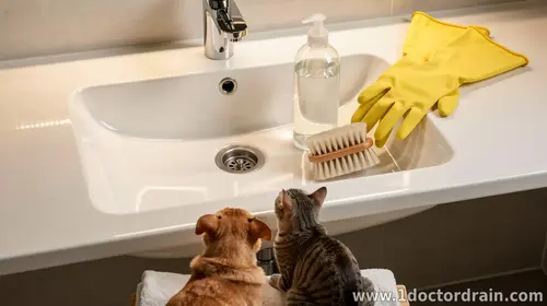Pet-Safe Drain Cleaning: What to Use With Dogs & Cats